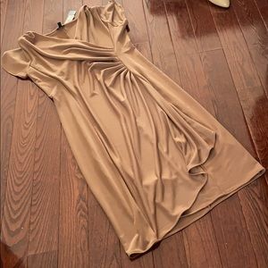 TALBOTS Tan Geometrical Dress